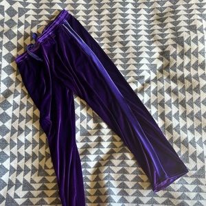 Solstice Intimates Purple Velvet Track Pants XL